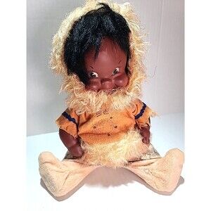 Vintage Eskimo Doll  Made by Regal Canada Hardbody